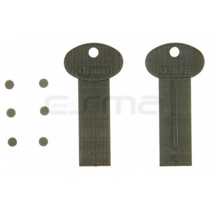 Disassembled magnetic key CLEMSA