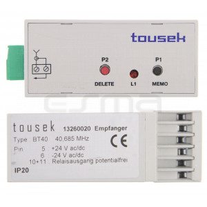 TOUSEK BT40 SO24V 40.685 MHz 13260020 Receiver