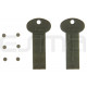 Disassembled magnetic key CLEMSA
