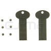 Disassembled magnetic key CLEMSA