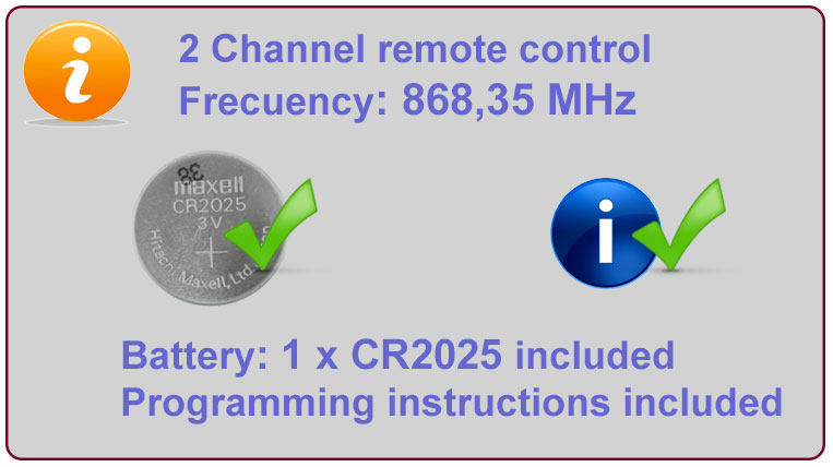 Gate remote Info