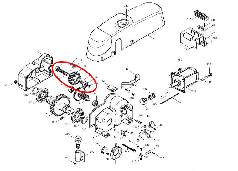 CAME EMEGA 119RIE064