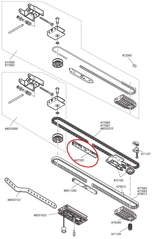 Connection set chain MARANTEC