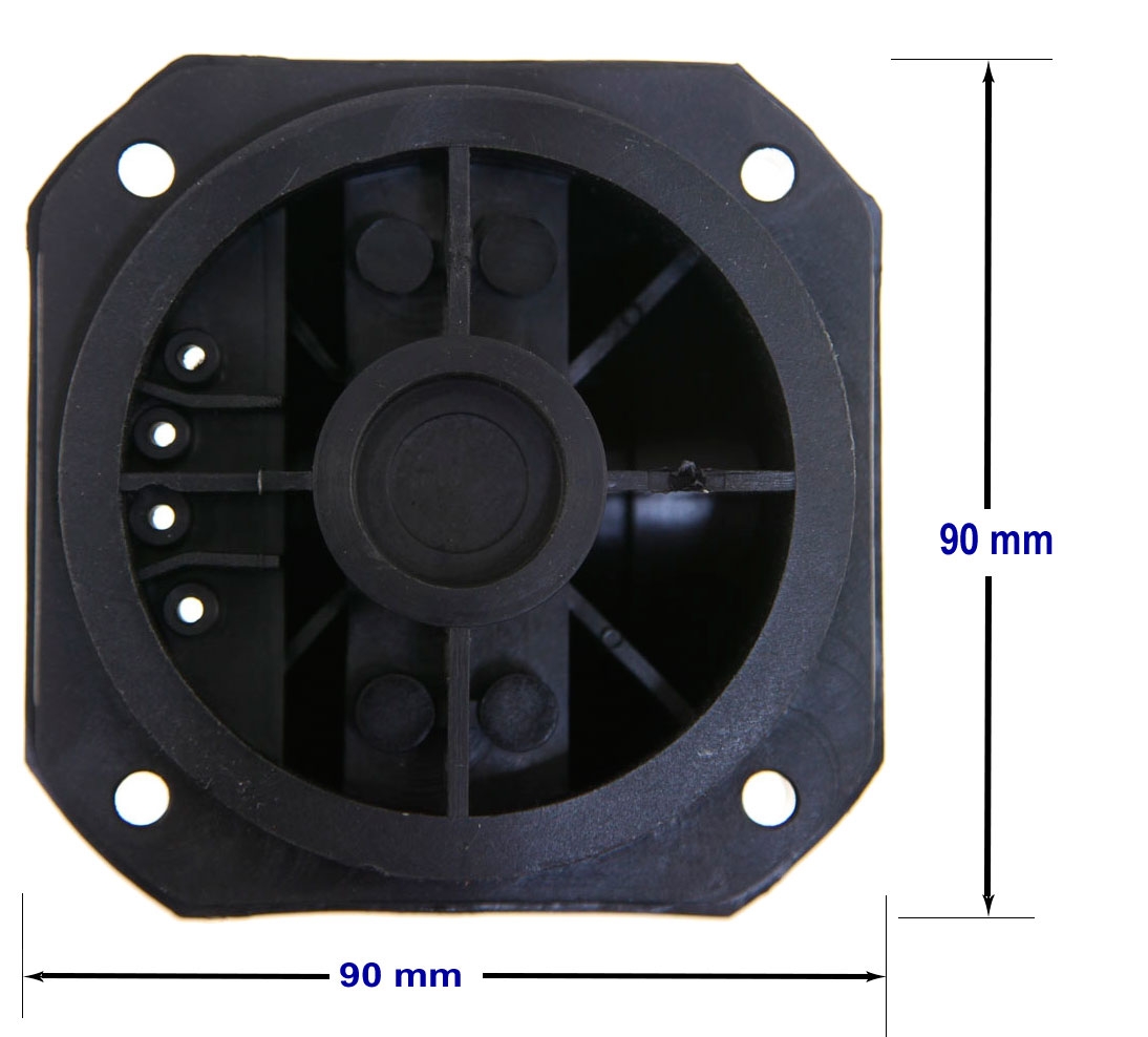 Measurements of the rear cover