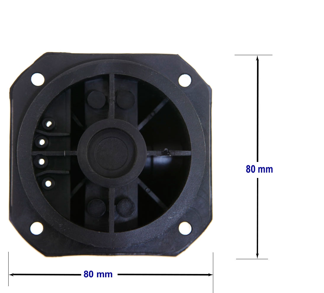 Measurements of the rear cover