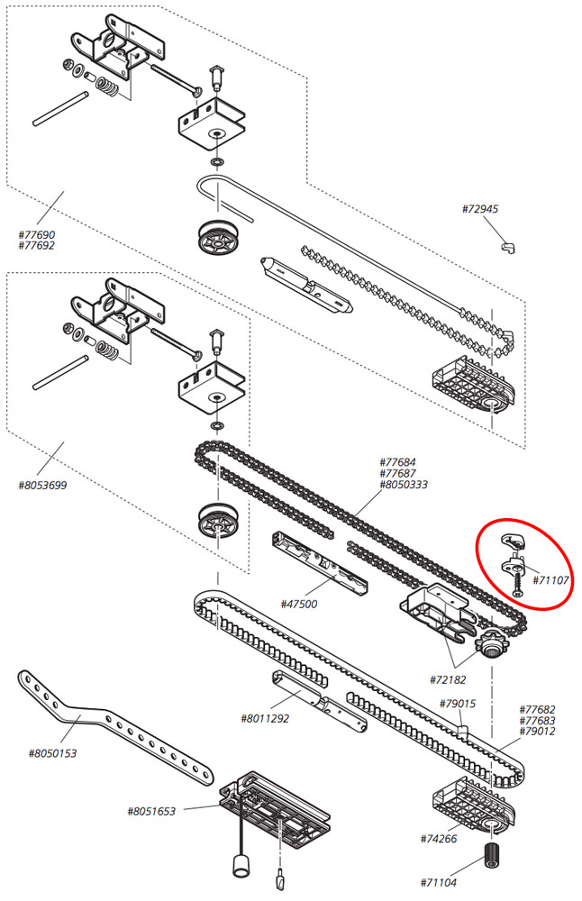 Chain fitting MARANTEC